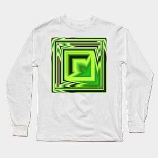 Green squares Long Sleeve T-Shirt